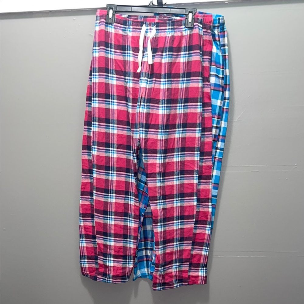 RESA Plaid Pajama Pants - Red and Blue